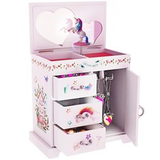 Pretty Me Unicorn Musical Jewelry Box for Kids Gifts for Girls Ages 38