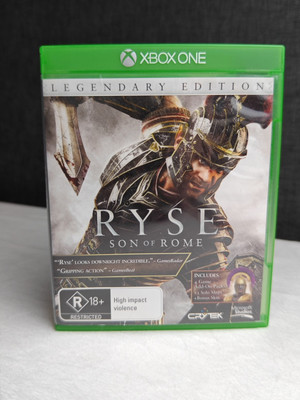 Ryse Son of Rome Legendary Edition Xbox One Game R18+ Excellent Condition 