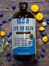 Organic Eye Health Support Tonic – Bilberry, Eyebright, Lutein & Zeaxanthin