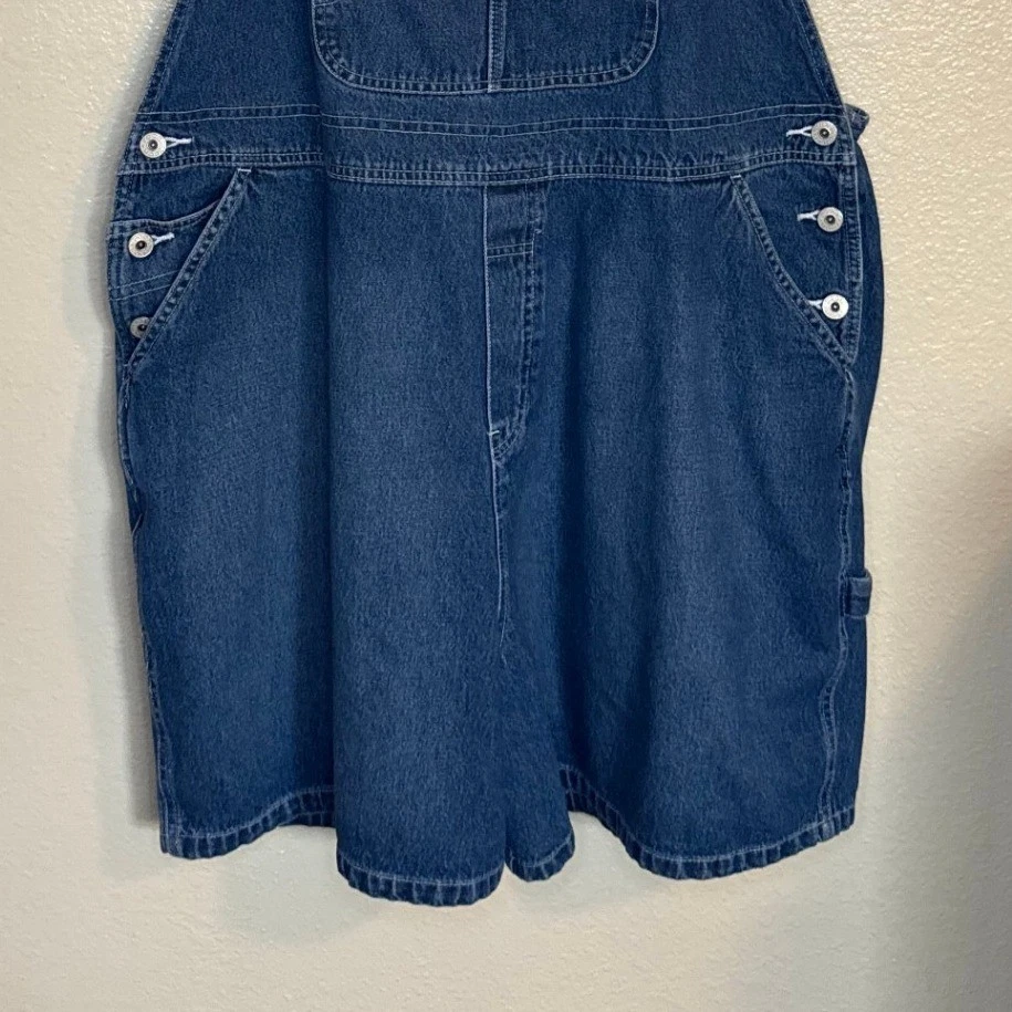 Pantalones cortos vintage de Disney para mujer 22W azul Winnie the Pooh Tigger denim talla grande Foto 3 de 4