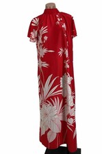 VINTAGE 60'S-70'S Psychedelic FLORAL ZIP UP LONG ROBE-HOUSECOAT FABULOUS