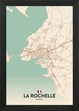 La Rochelle FR Gerahmtes Wandbild Poster Leinwanddruck Bild