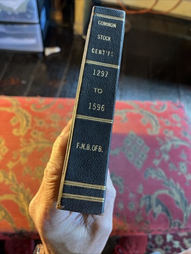 Libro di 265 Certificati Stock Prima Banca Nazionale del Bagno, '900 - Foto 13 di 13