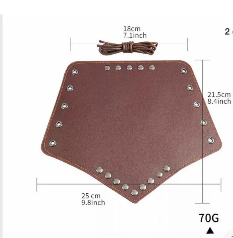 Pulsera brazalete guantelete de cuero genuino negro 2 piezas 1 par K-23 Foto 3 de 3