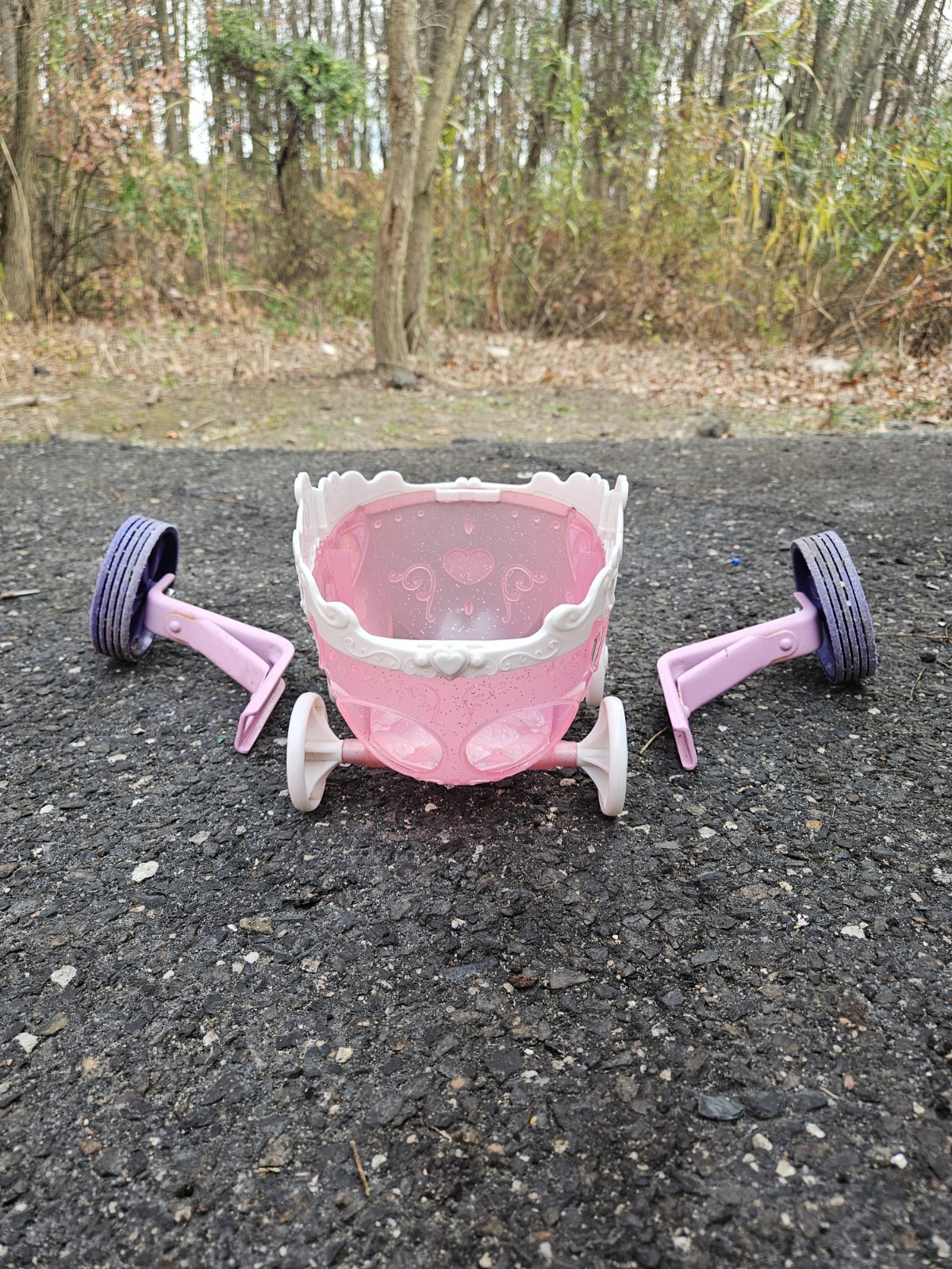 Disney Princess Bike Doll Carrier W/ Training Wheels 