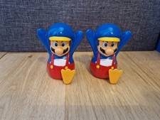 2x Super Mario Mcdonalds Toys 2014 With Wheels Both Work Nintendo