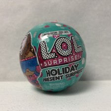 LOL Surprise Holiday Present Surprise Ball Christmas Ornament Doll Tiny Elf New
