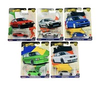 Hot Wheels Premium World Tour Set Of 5Pcs FPY86 Die Cast Metal Model New