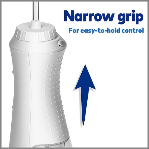 Waterpik Cordless Plus Water Flosser 4 Flossing Tips ADA Accepted, White WP-450 - Picture 3 of 8