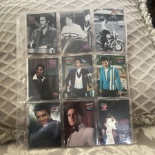 Elvis Presley Elvis Non-Sport Trading Card Lot w/ Pages, Standard, English