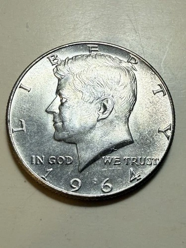 Uncirculated 1964 Philadelphia Mint Silver Kennedy Half Dollar