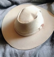 Vintage Made In USA, Great Circle, Leather Cowboy Hat