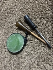Vintage Primos Alumislate Turkey Call With 2 Strikers ~ World Class Game Calls