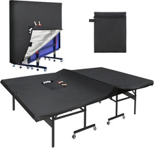 Outdoor Ping Pong Table Cover Waterproof, Luxiv 420D Oxford Cloth Black Tennis T