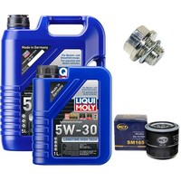 MotoröL Filter Set 5W-30 Liqui Moly 6 Liter + Schraube FüR Suzuki Grand Vitara
