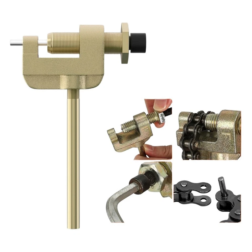 For Road And Mountain Bikes Chain Breaker Tool Chain Cutter Minimizes Slippage - Image 3 of 4