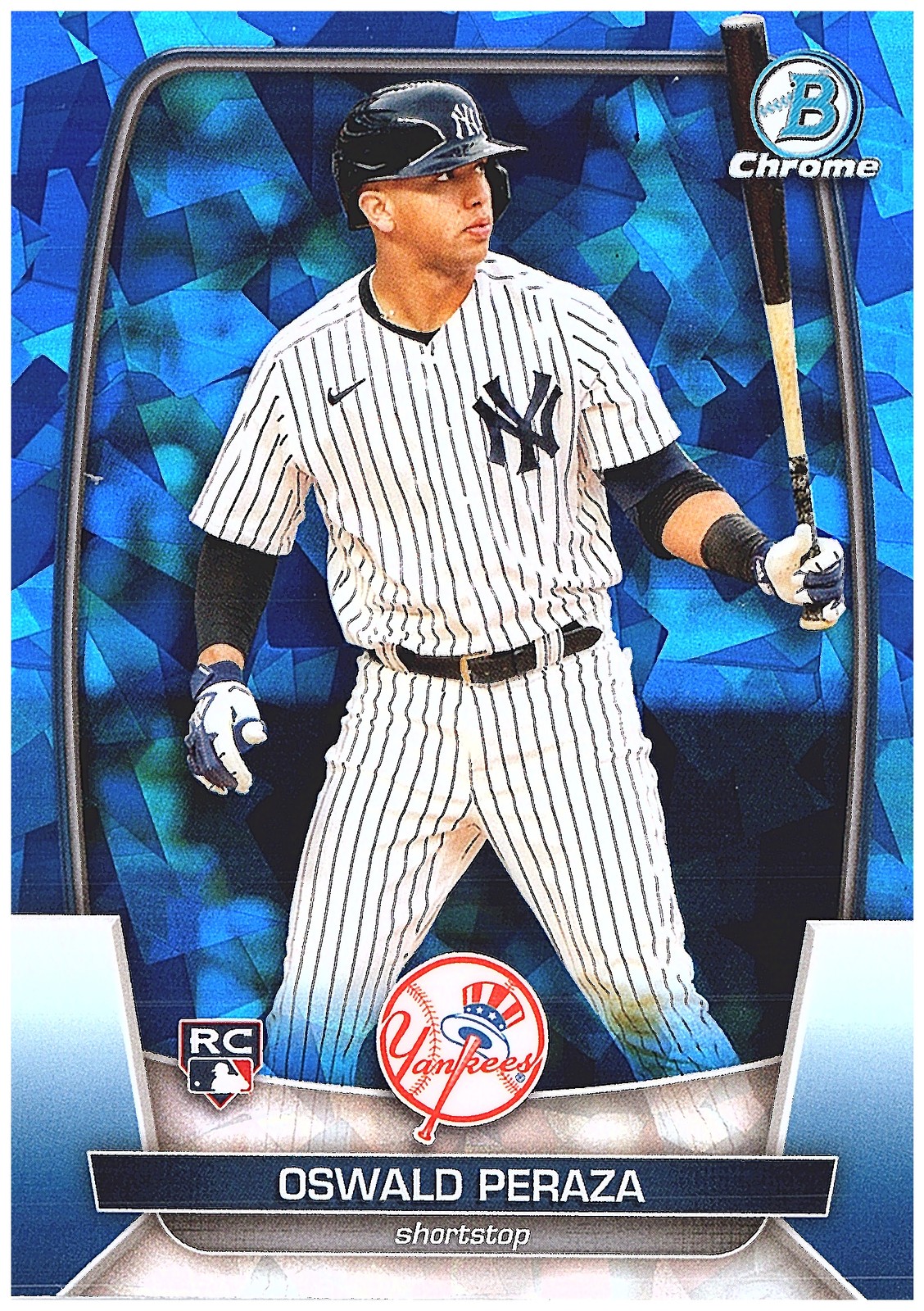 2023 Bowman Chrome Sapphire Edition #44 Oswald Peraza