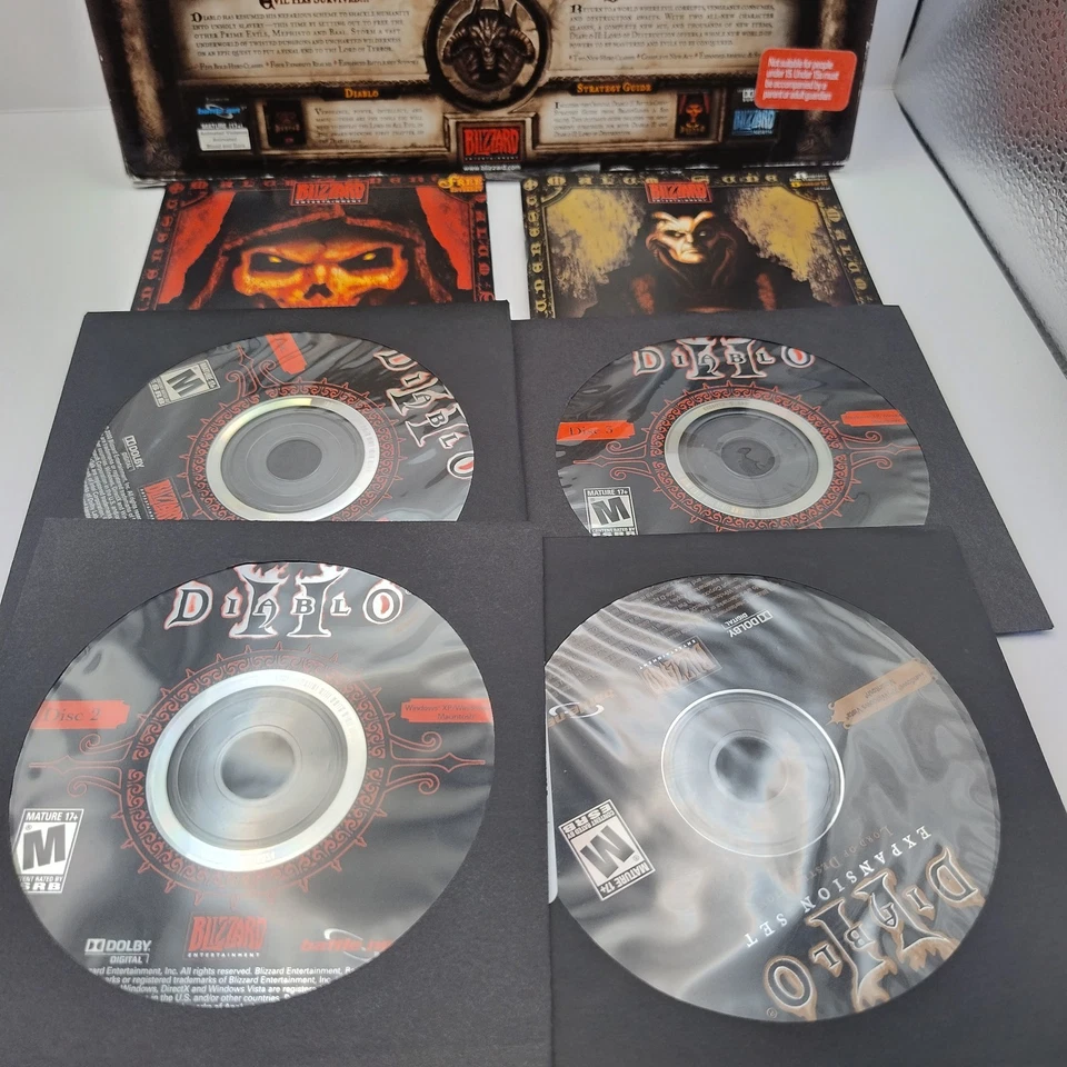 Diablo: Battle Chest PC Game Boxed Expansion Set Strategy Guide Vintage PC 2001 - Image 4 of 4