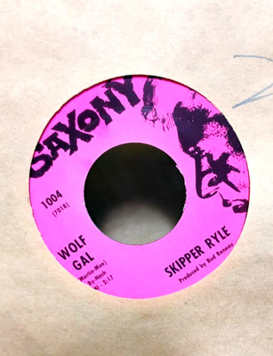 garage halloween horror 45 SKIPPER RYLE Wolf Gal SAXONY MiNT  jiver rockabilly