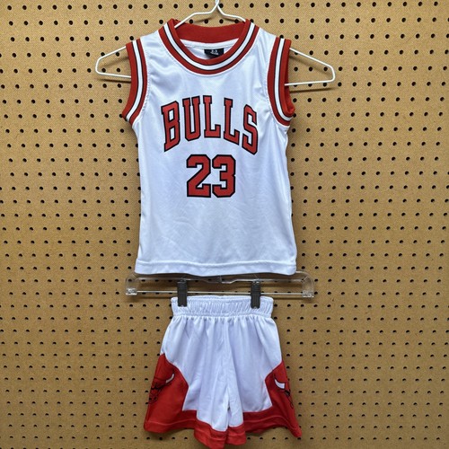 Michael Jordan #23 Chicago Bulls Jersey and Shorts Kids Size 2-3 Years Old NBA