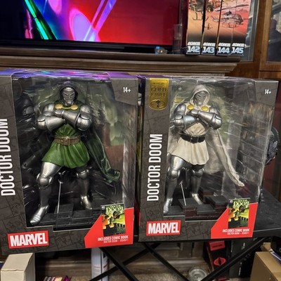 DOCTOR DOOM Variant Wave 8 (2 Pc Set) McFarlane Marvel Legends Statue Lot New