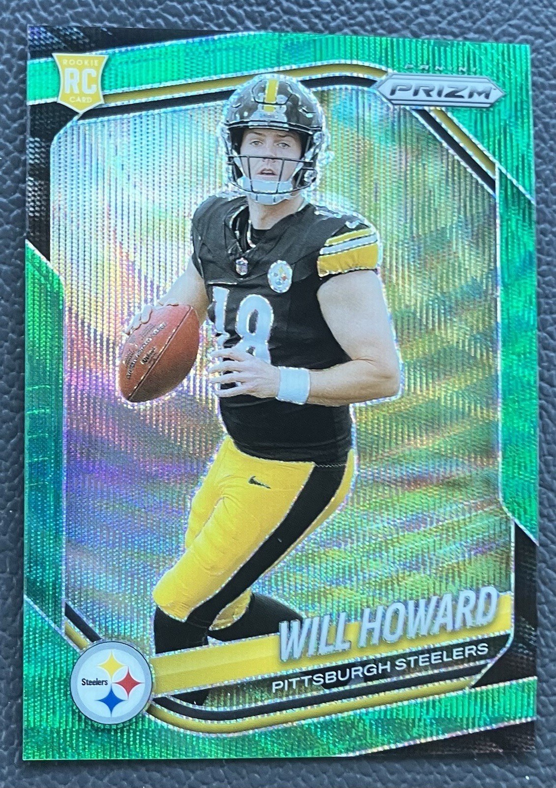 2025 Panini Prizm - Rookies Will Howard #367 Green Wave Prizm (RC)
