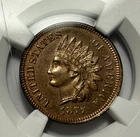 1877 INDIAN CENT NGC PR 65 RB