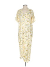 Boohoo Women Yellow Casual Dress 12