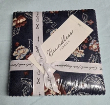 Boundless Navy 5" Charm Squares 42PC. Quilting Cotton