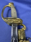 ULTRA RARE IDed US CIVIL WAR AMES M1852 NAVAL OFFICERS SWORD w SCABBARD-USN