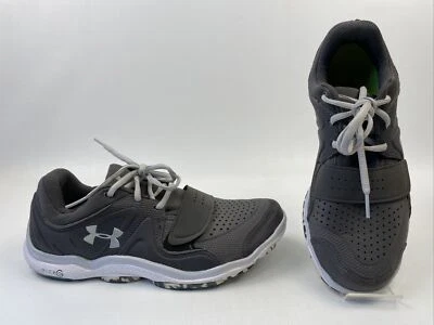 Under Armour Mujer Gris Blanco Micro G Renegade Zapatos para Correr Talla 9.5 Usados en Excelente Condición - Imagen 1 de 4