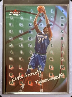 Kevin Garnett - 2000-01 Fleer Mystique - Player of the Week - Holo #2