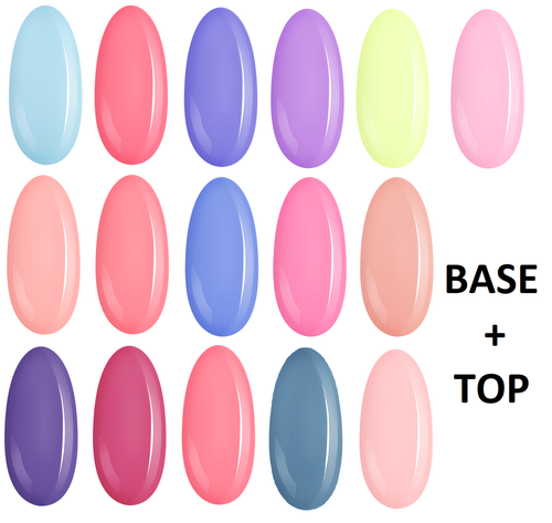 NEONAIL UV Nagellack 7,2ml SPRING/ SUMMER KOLLEKTION Neon Glitzer Base Top  - Bild 1 von 20