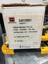 Cutler-Hammer CA2125 125A 2p 240VAC Circuit Breaker Shut Trip 120V New