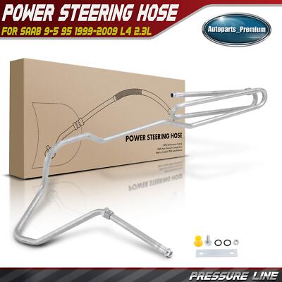 Power Steering Pressure Line Hose Assembly for Saab 9-5 95 1999-2009 L4 2.3L Gas