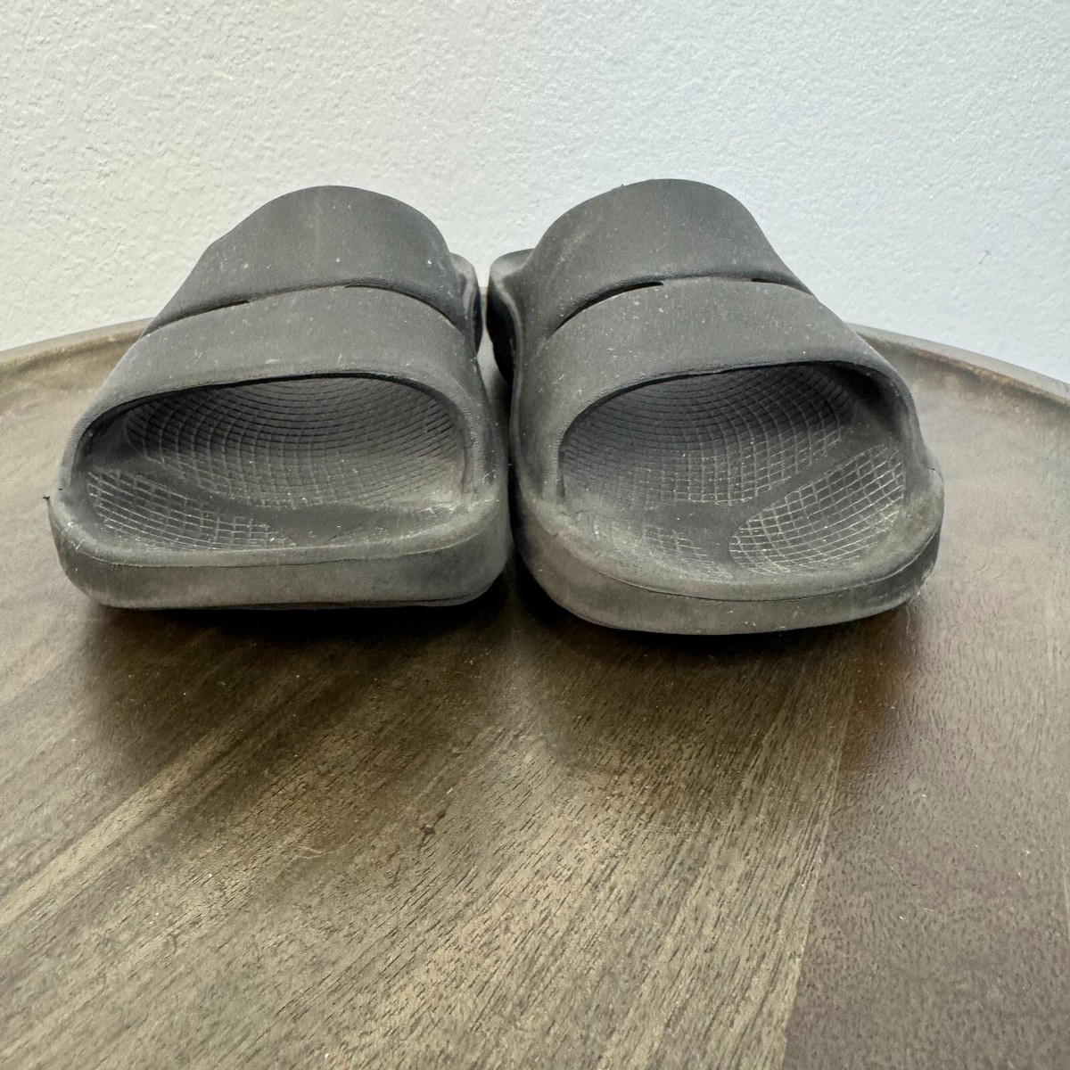 Oofos Ooahh Unisex Black Slide Comfort Sport Recovery Slip