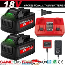 For Milwaukee for M18 18V 8.0,12.0Ah Extended Lithium 48-11-1880 Battery Charger