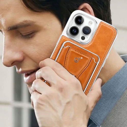 For iPhone 16 15 14 13 12 Pro Max Phone Holder Shockproof Card Slot Case Cover - Picture 3 of 15