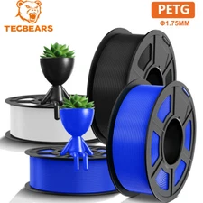 4KG TECBEARS PETG Filament 1.75mm Strong Toughness PETG 3D Printer Filament