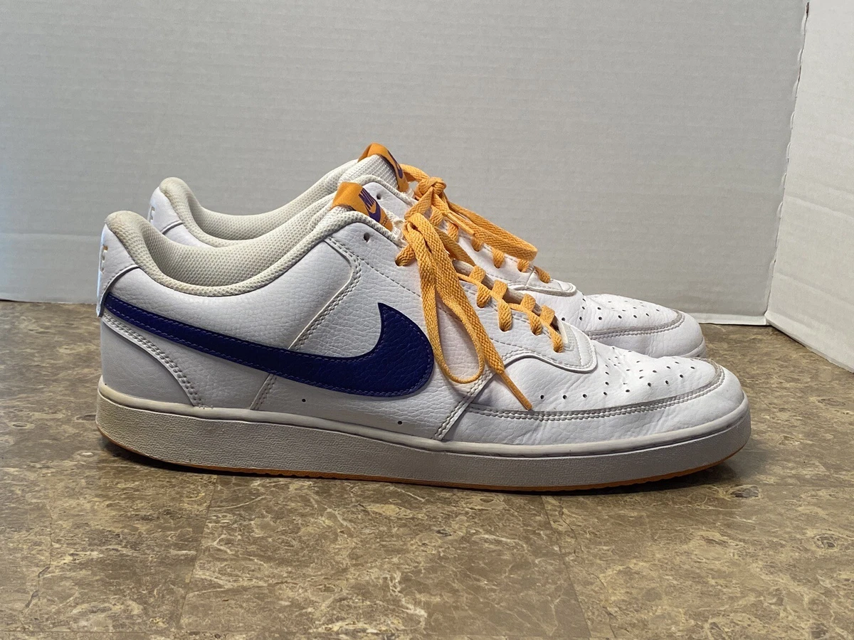 New with Damaged Box Men\'s Nike Court Vision Lo Cream/Purple Size 13 Nike Court Vision Low  main image 4