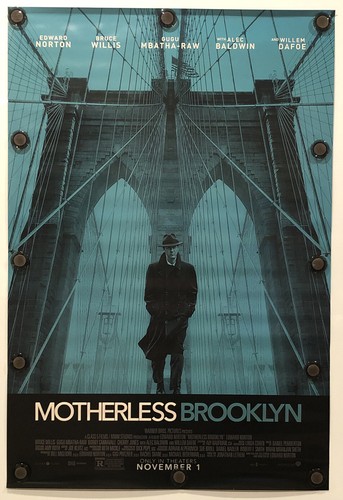 MOTHERLESS BROOKLYN Original One Sheet Movie Poster - 2019
