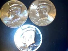 1996 P D S Kennedy clad Half dollars