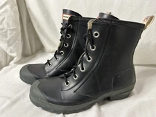 Hunter Boots Original Thurloe Rain Lace Up Waterproof Combat Size Womens 6/6.5