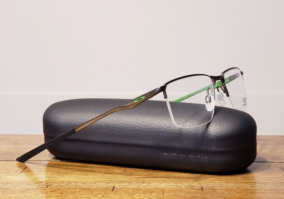 Oakley Eyeglasses SOCKET 5.5 OX3218-0254 Satin Pewter Green Frames
