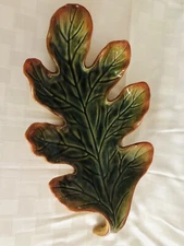 Leaf Platter -Serving Dish - Appetizer - Fall - New - Decorative - Green