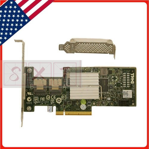 Lot 4 Cartes Contrôleur RAID Dell Perc H200 047MCV - 6Gb/s SAS SATA PCI-E - Occasion