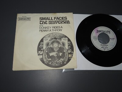 SMALL FACES - THE UNIVERSAL & DONKEY / GERMANY 7'' SINGLE 1968 (VG+)