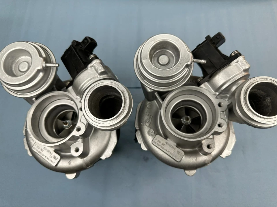 Turbos Turbochargers N63 (L+R Set) for BMW 550i 650i 750i X5 X6 4.4L 09-13OEM - Image 3 of 4