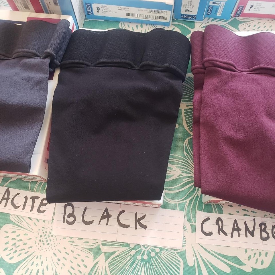 Jobst Opaque CT TB 20-30 Compression REGULAR Thigh High Stockings Size ...