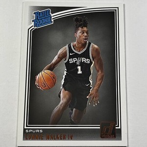 2018-19 Donruss Rated Rookie Lonnie Walker IV San Antonio Spurs #174